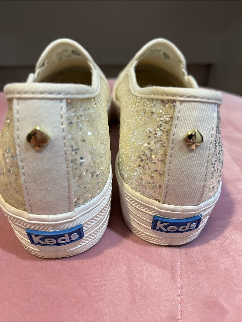 Keds X Kate Spade Glitter Slip-On Platform Sneakers - Women - Picture 3 of 4